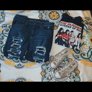 Clear see through Converse